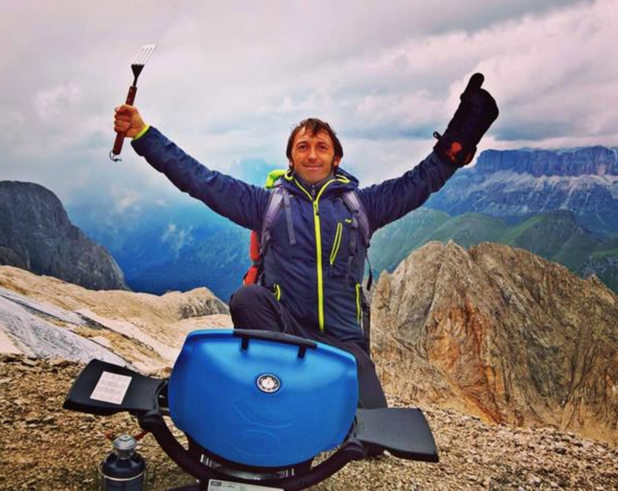 Barbecue a domicilio - grigliata in alta quota a 3200mt