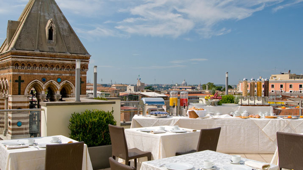 Una veduta del ristorante La Luna