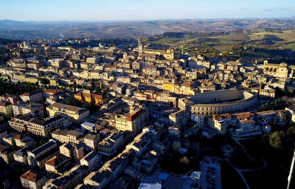 Macerata dall'alto