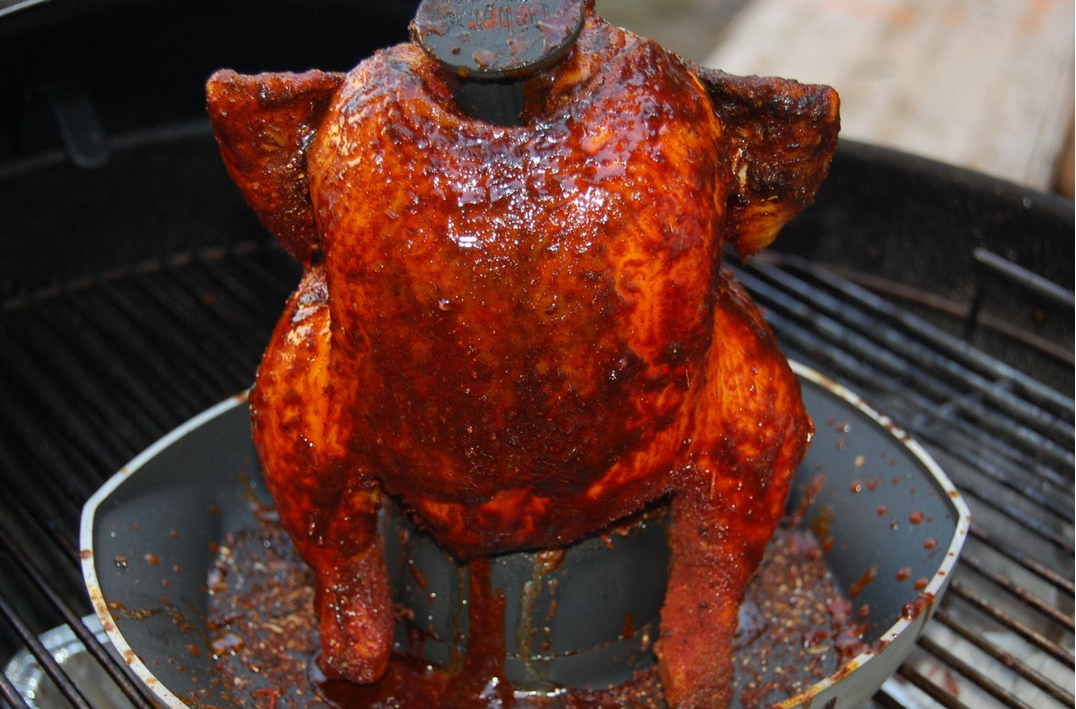 Bestonzon verticale arrosti-pollo non-strick pollame BBQ vassoio griglia