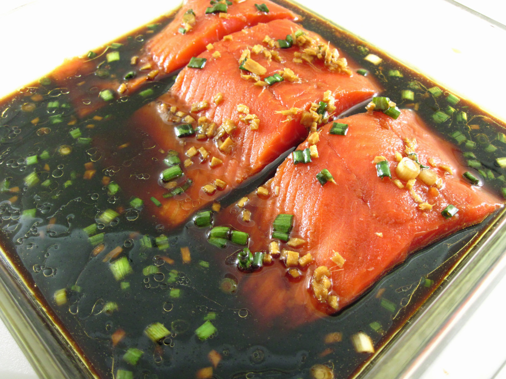 salmon-in-marinade