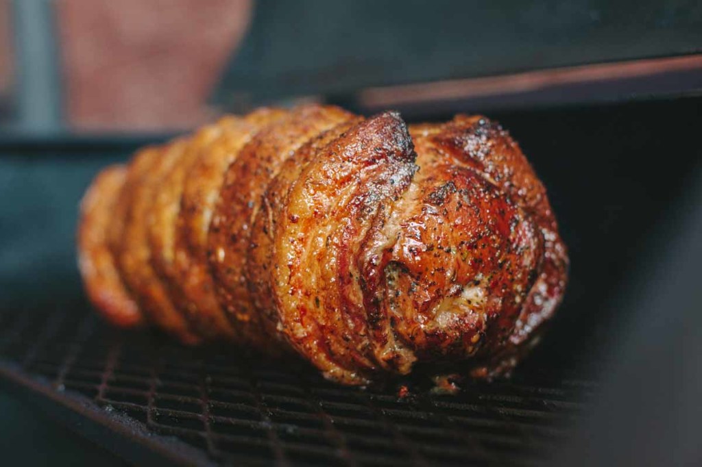 PORCHETTA AL BARBECUE