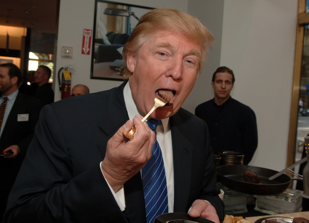 Launch of Trump Steaks at The Sharper Image