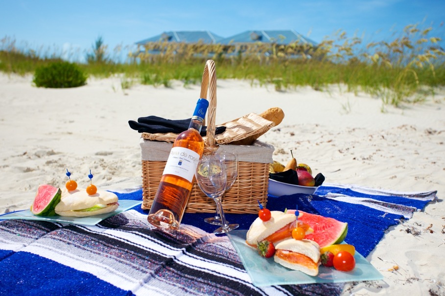 pic nic sulla spiaggia