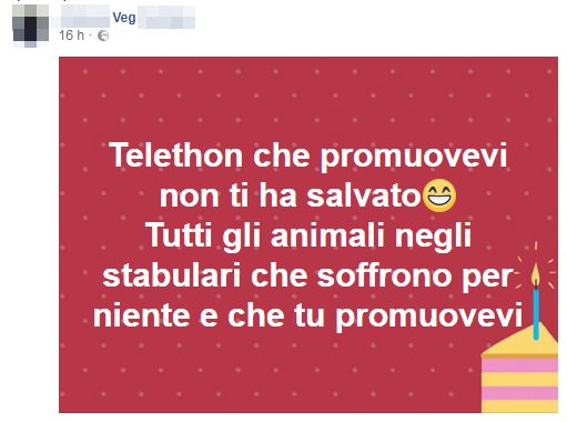 vegani contro frizzi