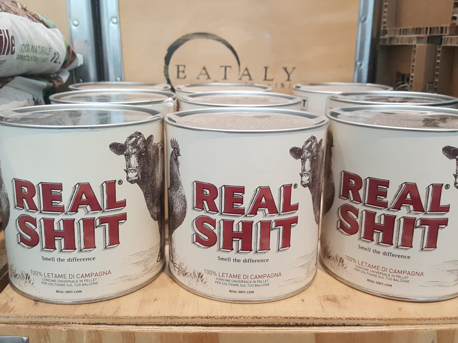 real shit eataly fertilizzante