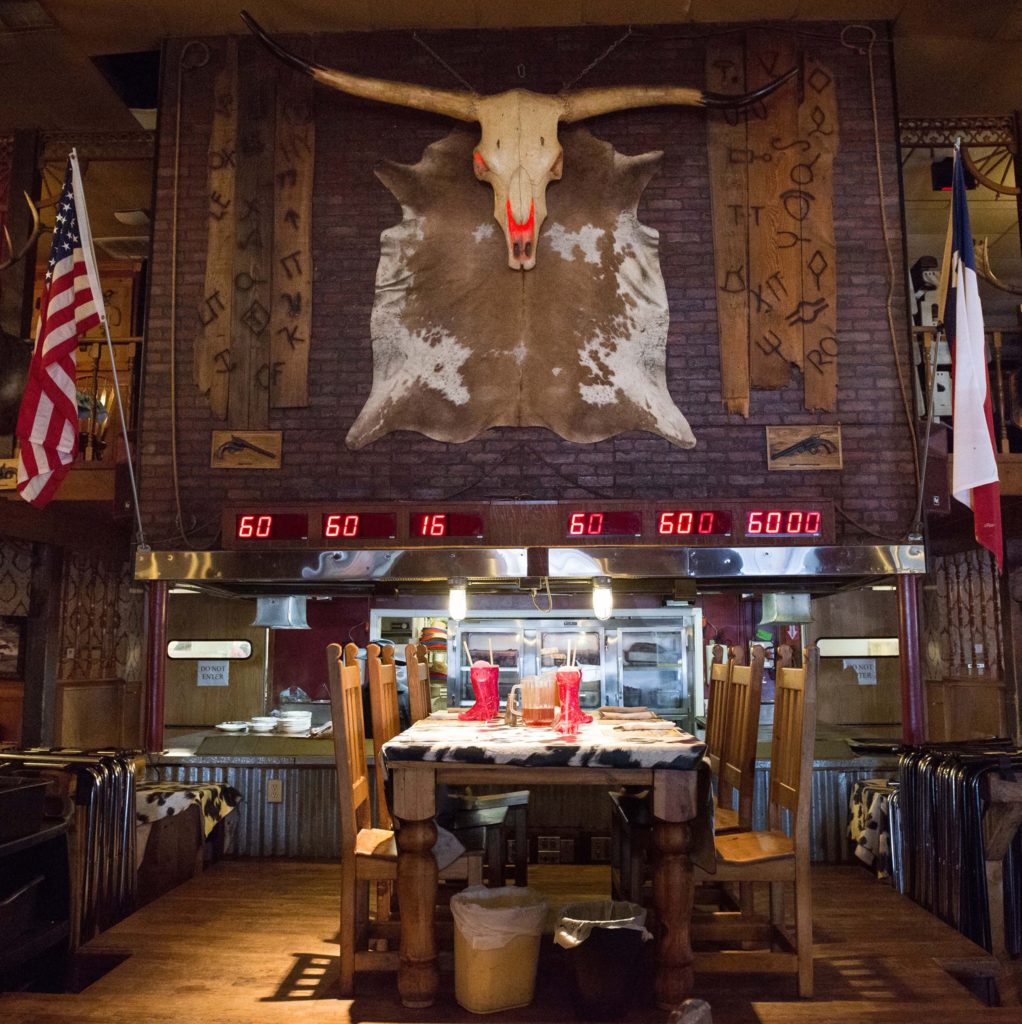 steakhouse texas interior arredamento bbq ribs