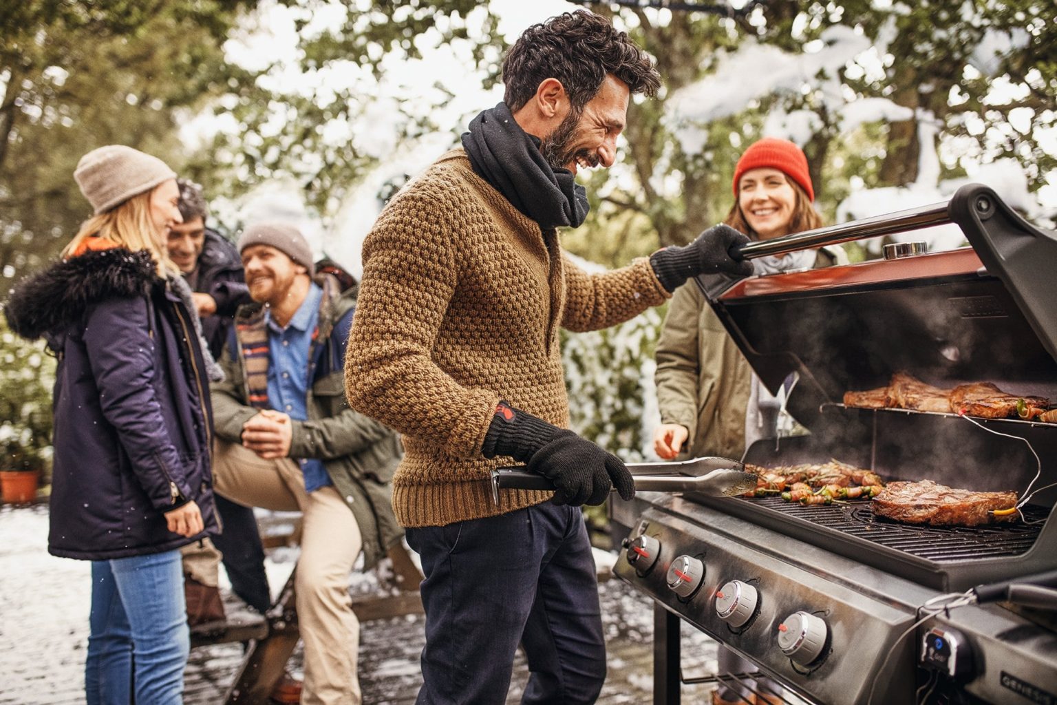 Accessori per utensili da barbecue Piastra di pressione per carne in ghisa  Piastra teppanyaki per barbecue Pressa per bistecche con manico in legno