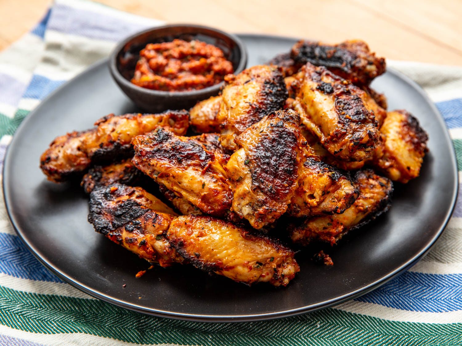 How to grill chicken wings